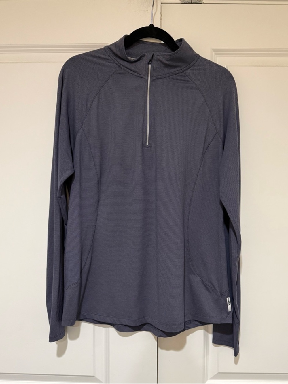 RBX Slate Gray Quarter-Zip Pullover Workout Top